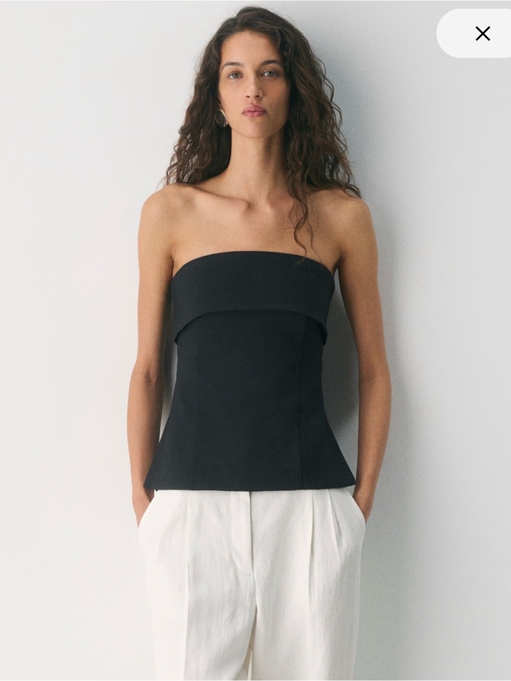Aritzia Babaton Element Linen Tube Top NWT Size 8.   2026 release